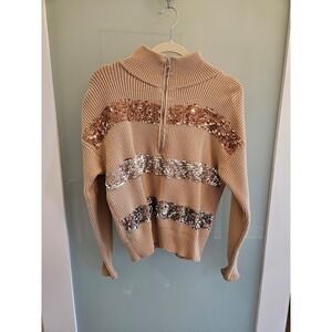 Nine west women's quarter zip sweater